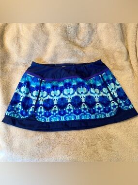 Title Nine Stand Out Nimblene
Skort Medieval Blue Navy Aqua Skirt Shorts 8 10 M